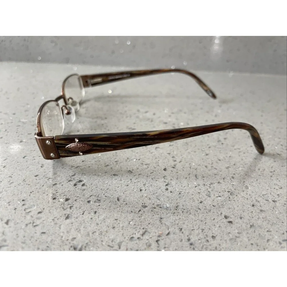 Valerie Spencer 9189 BROWN 51-17-135 Metal Full Rim Eyeglasses Frames ONLY